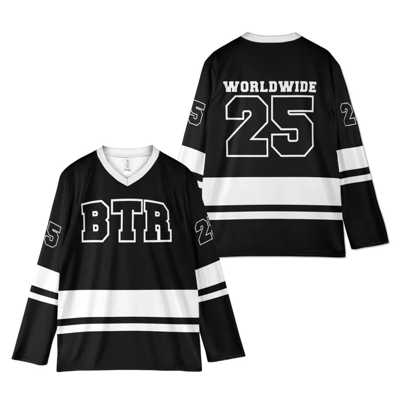 Personalized Name & Number Hockey Jersey | Custom Ice Hockey Uniform & Heavyweight Game Day Top