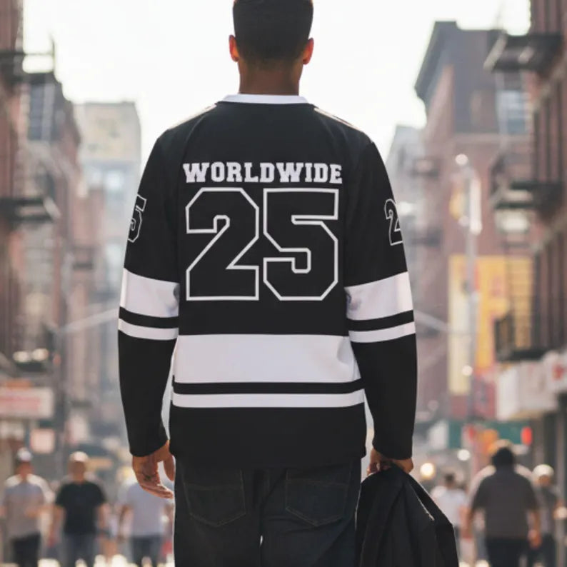 Personalized Name & Number Hockey Jersey | Custom Ice Hockey Uniform & Heavyweight Game Day Top